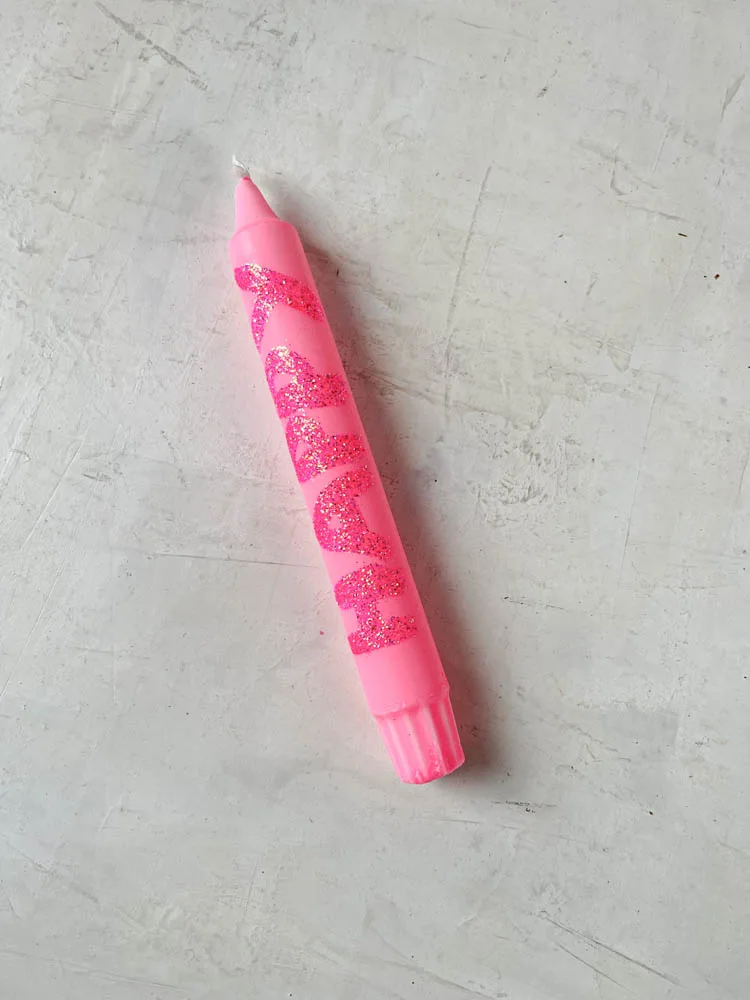Lys "Happy" - Lyserød med pink