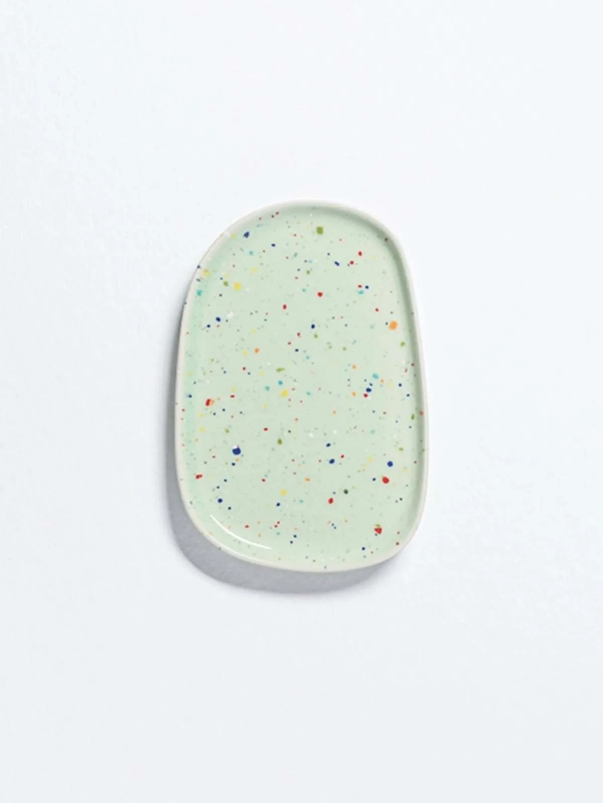 Fad "confetti" 18 x 12 cm - flere farver - Lyslilla