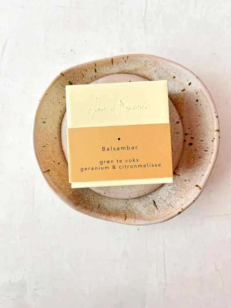 Balsambar - Grøn te, geranium og citronmelisse - blødgørende
