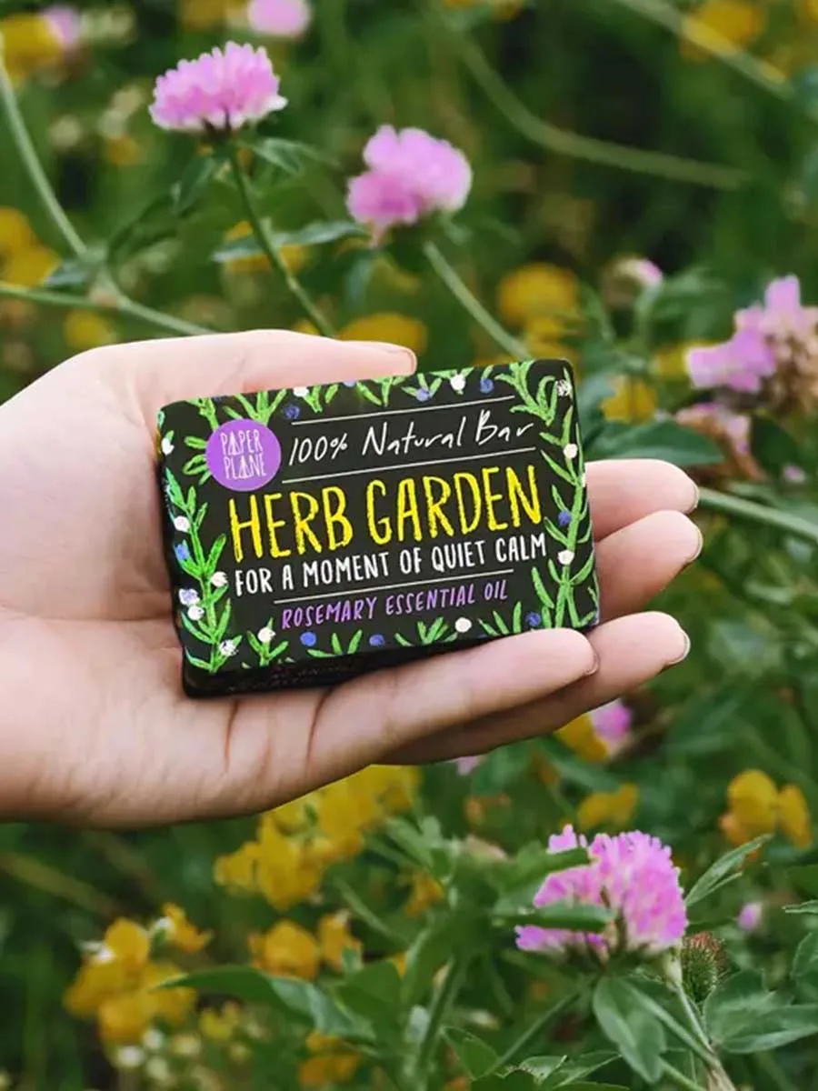 Sæbebar - "Herb garden bar" plejende med rosmarin