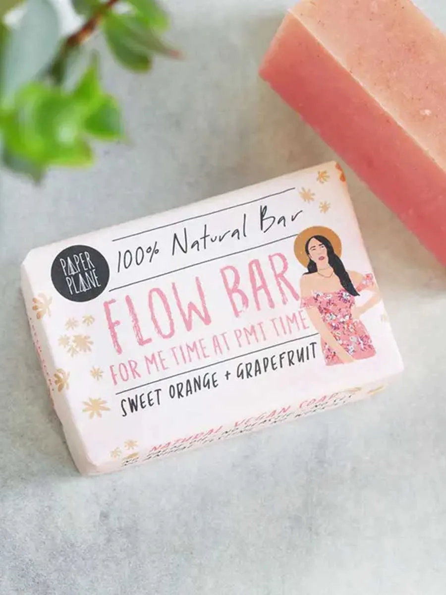 Sæbebar - "Flow bar" med appelsin og grape