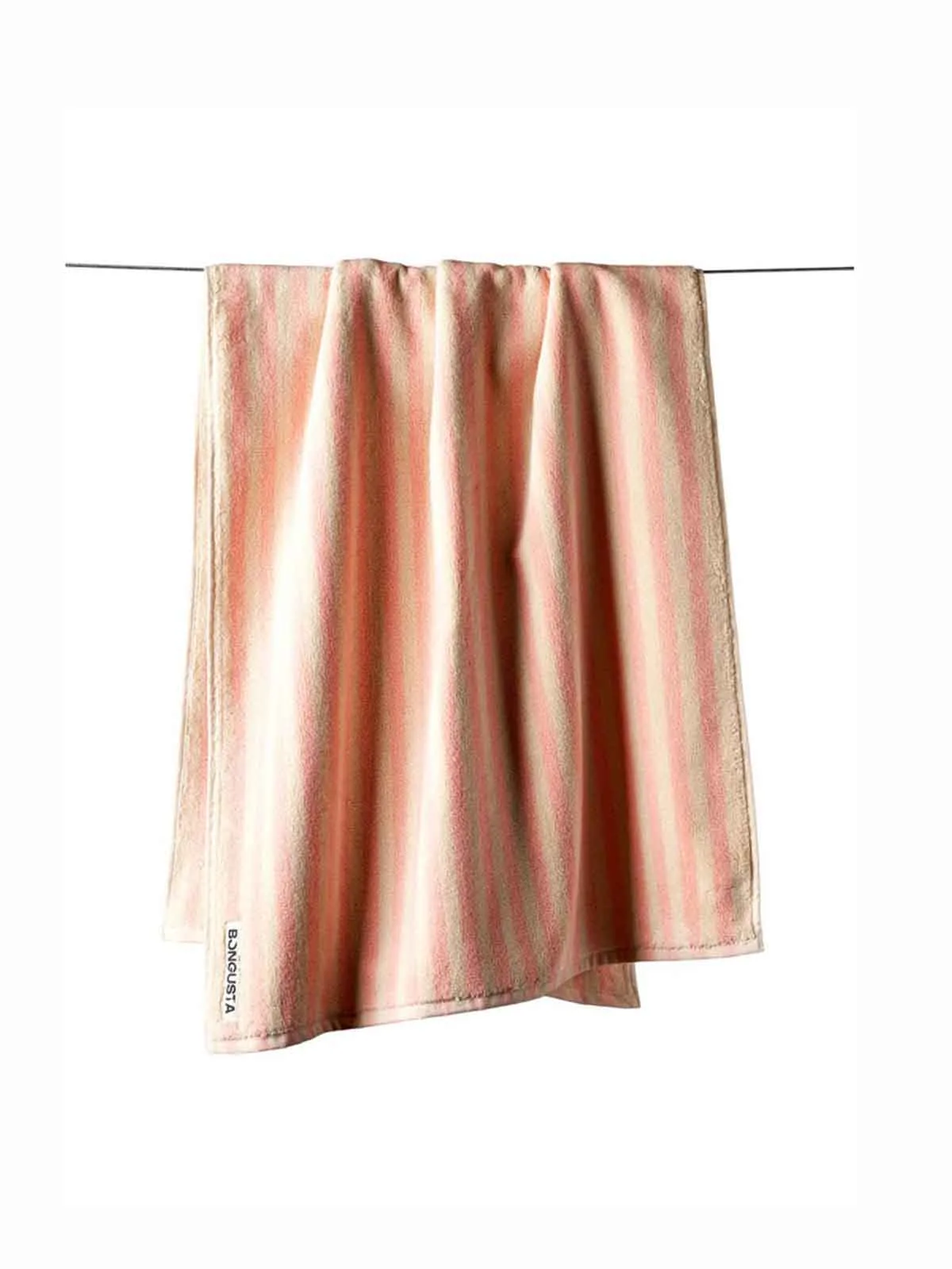 Håndklæde 70 x 140 cm - tropical og creme