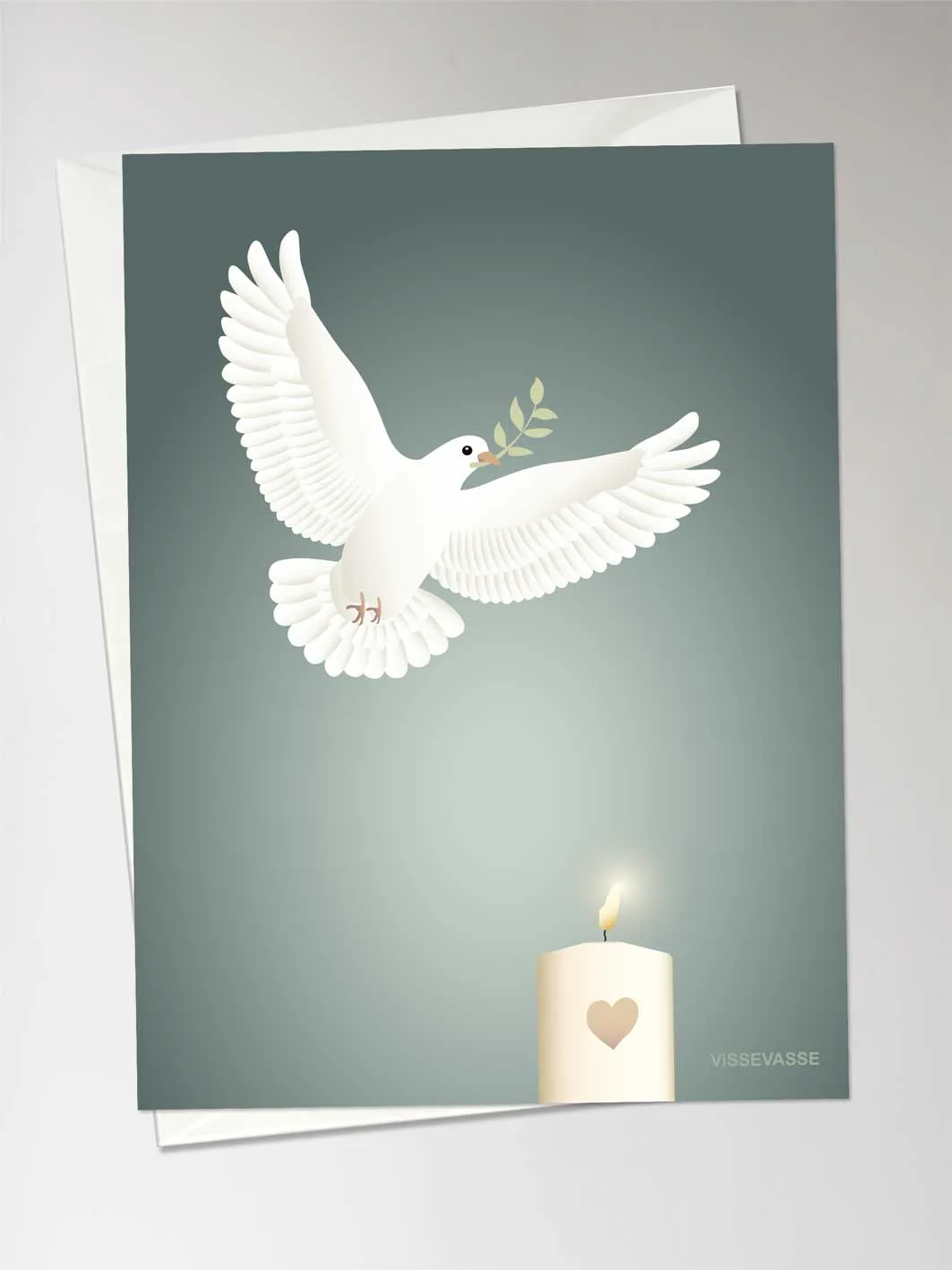 Anledningskort med kuvert - CONDOLENCE
