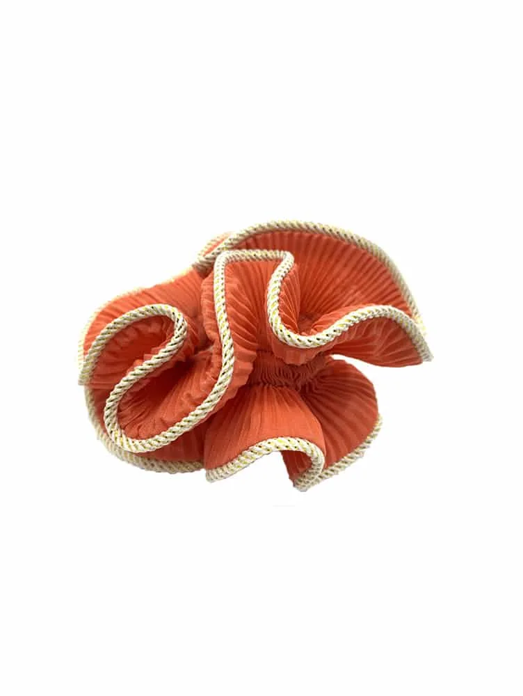 Scrunchie - 'Lilje' støvet orange