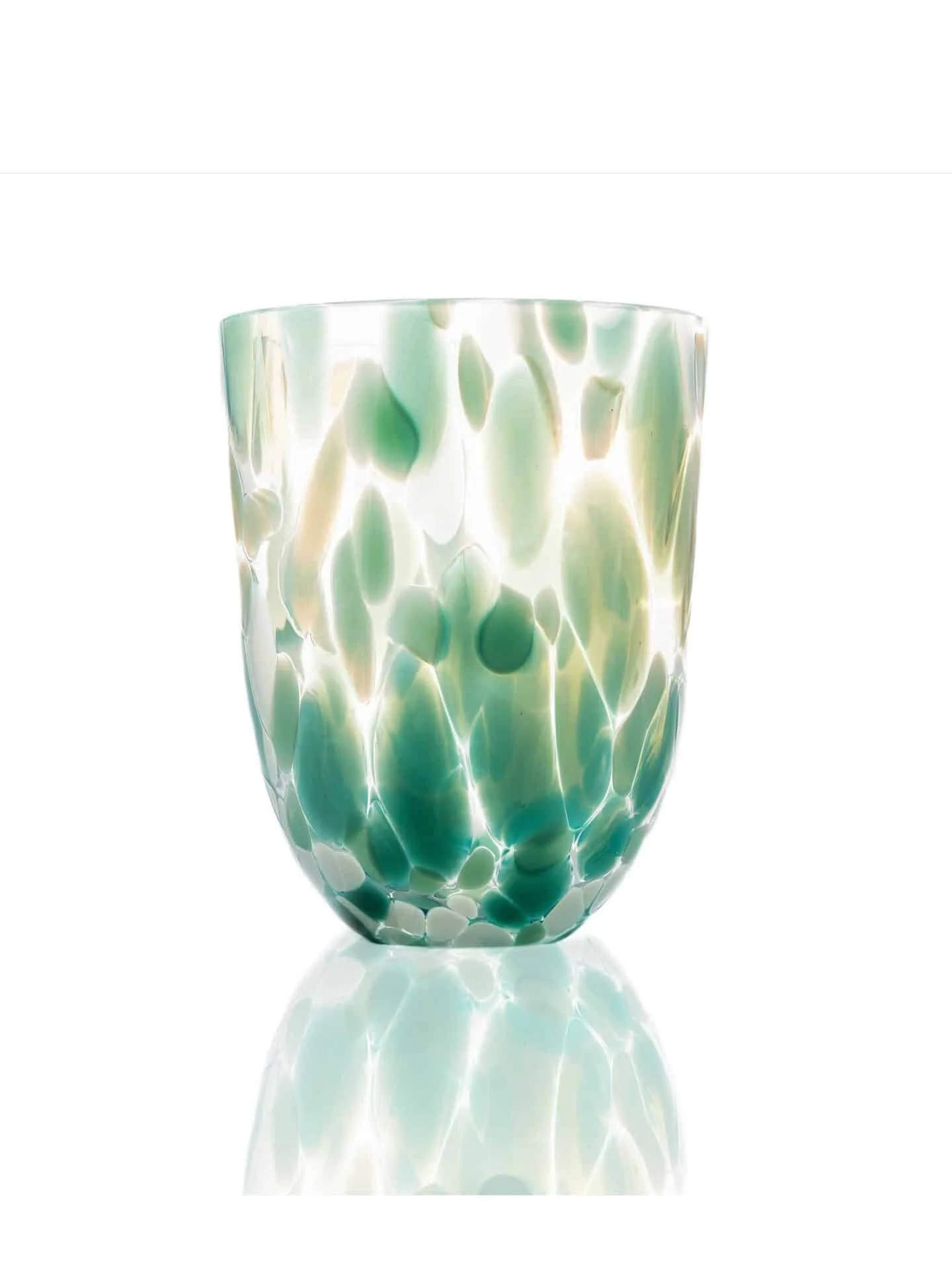 Big splash glas - Smaragd