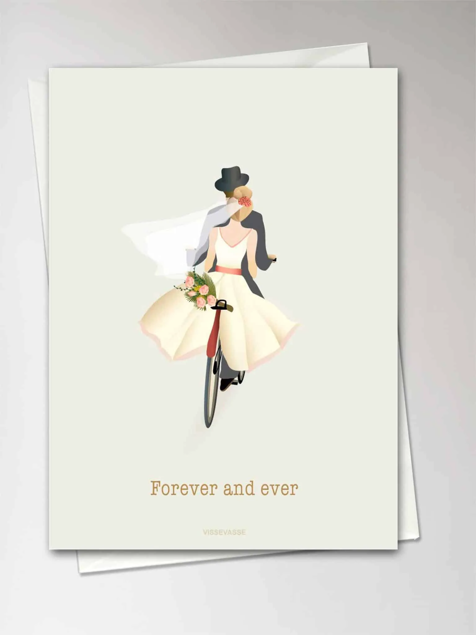Anledningskort med kuvert - FOREVER AND EVER