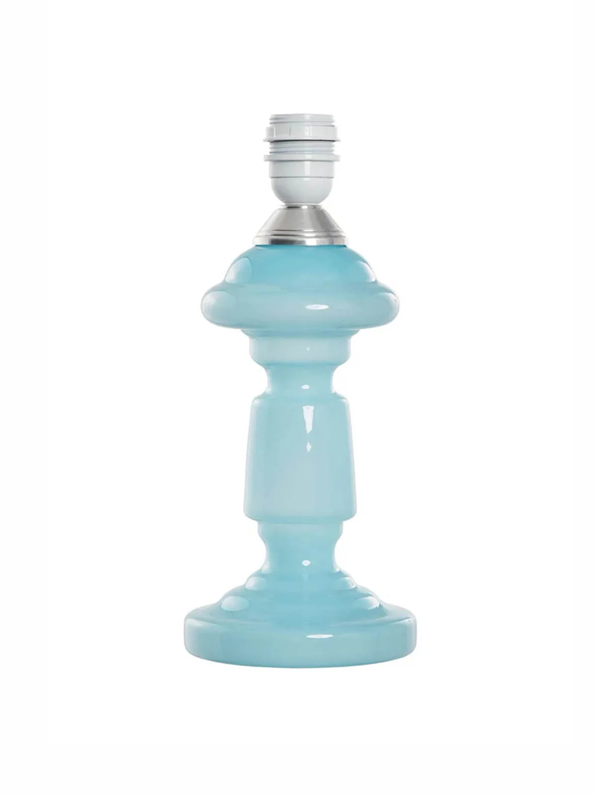Bordlampe opalglas "Petro 1" (33 cm) – lyseblå