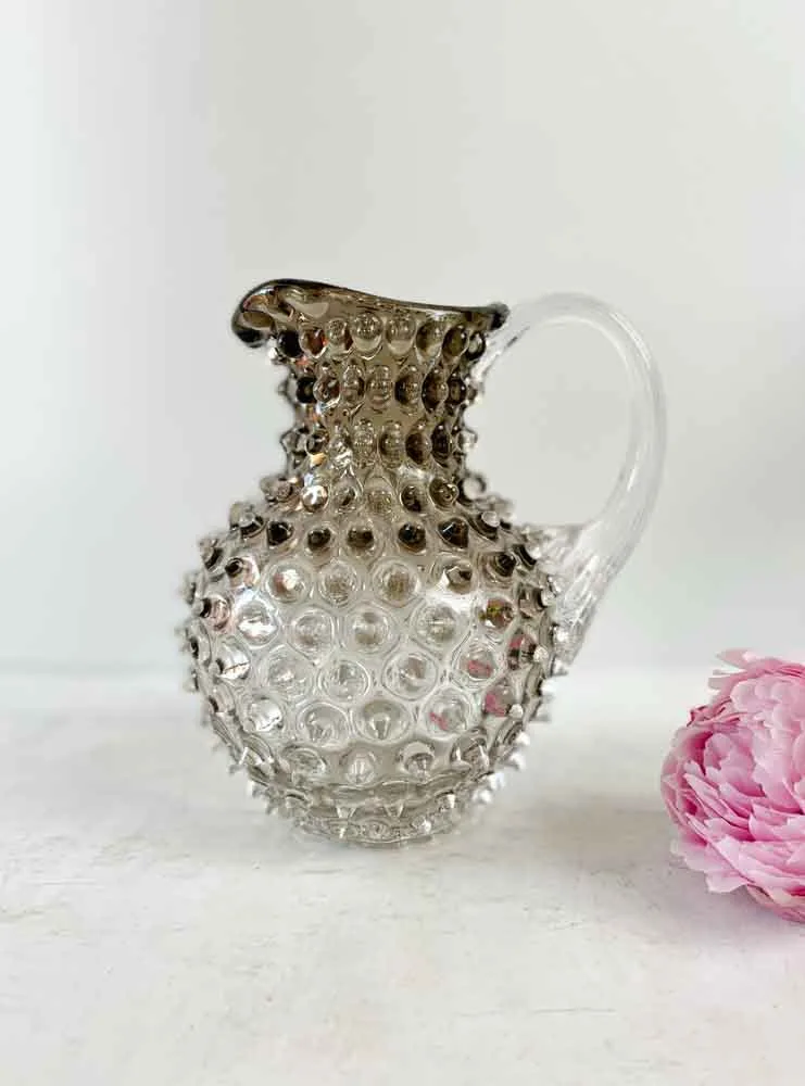 Kande i pindsvineglas 1 liter - lys chokolade