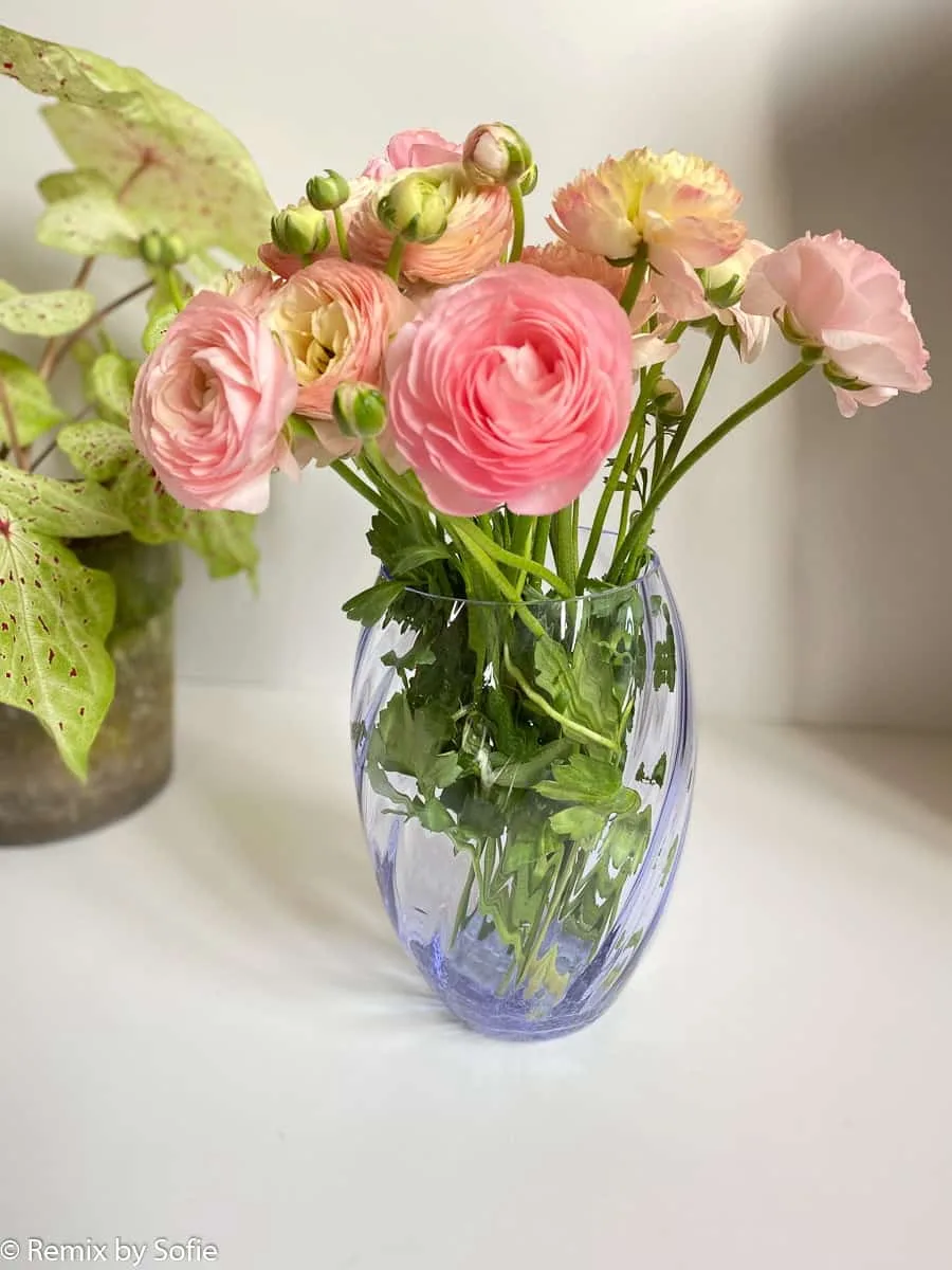 Elipse vase i swirl - syren lilla