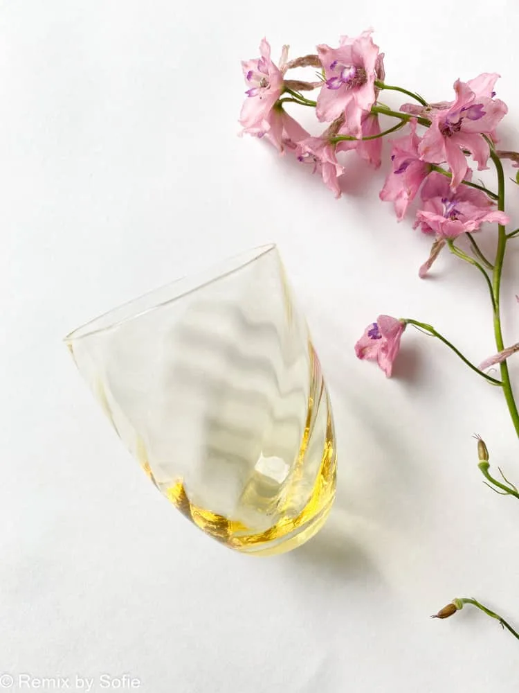 Swirl glas - citron