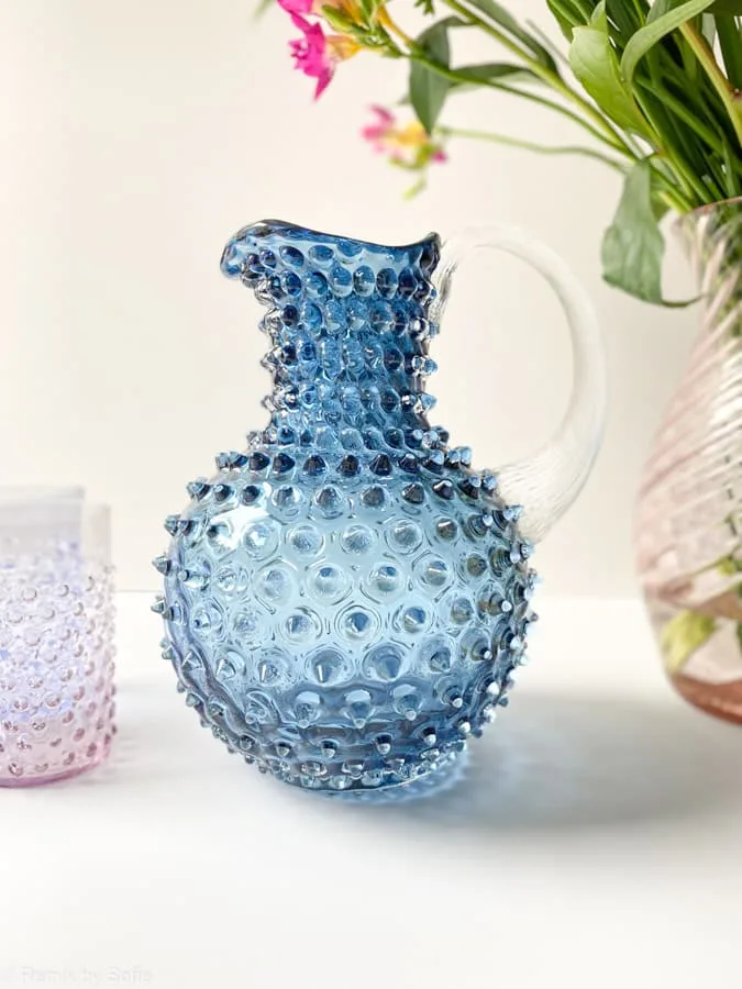 Kande i pindsvineglas 2 liter - blue smoke