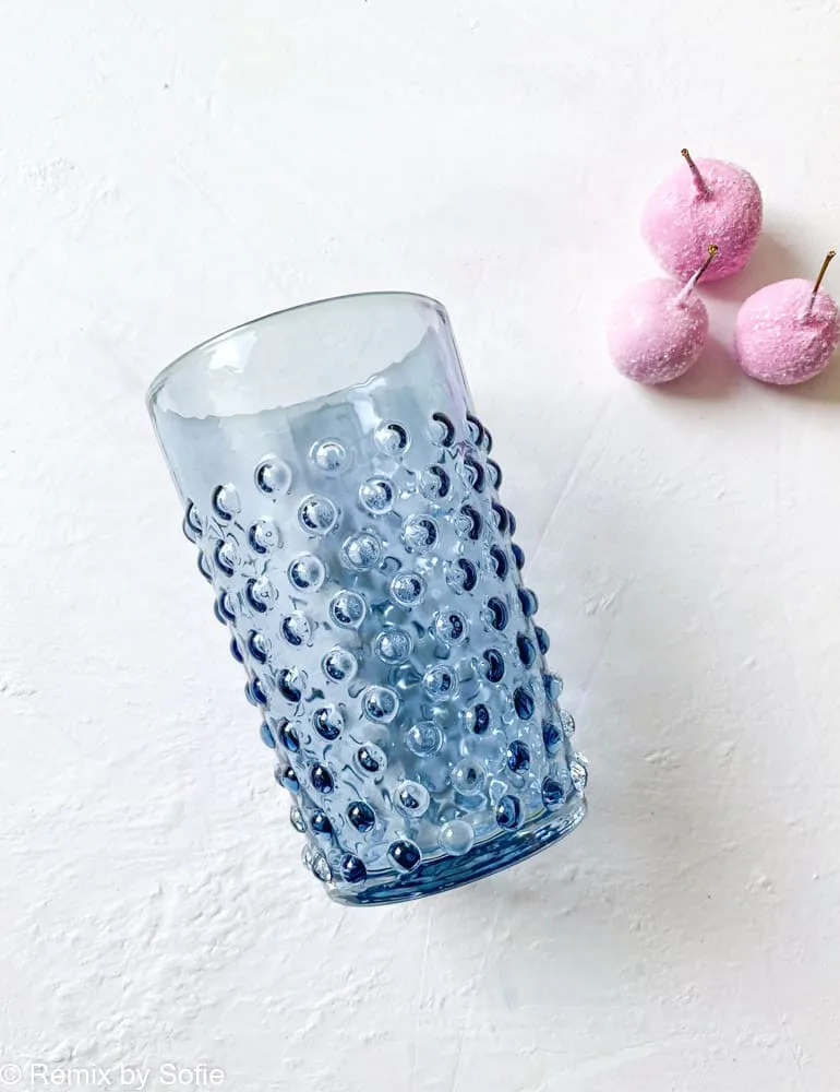 Pindsvine glas - blue smoke