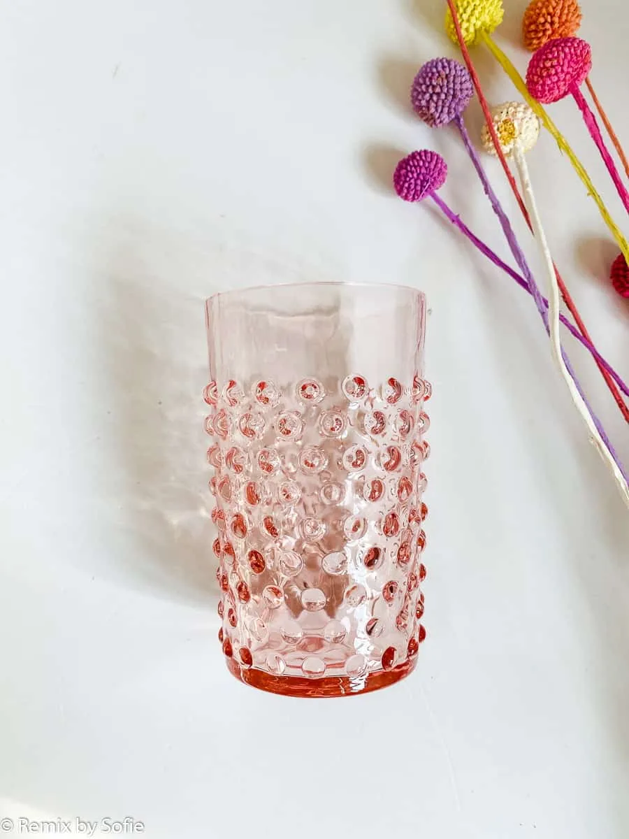 Pindsvine glas - rosa