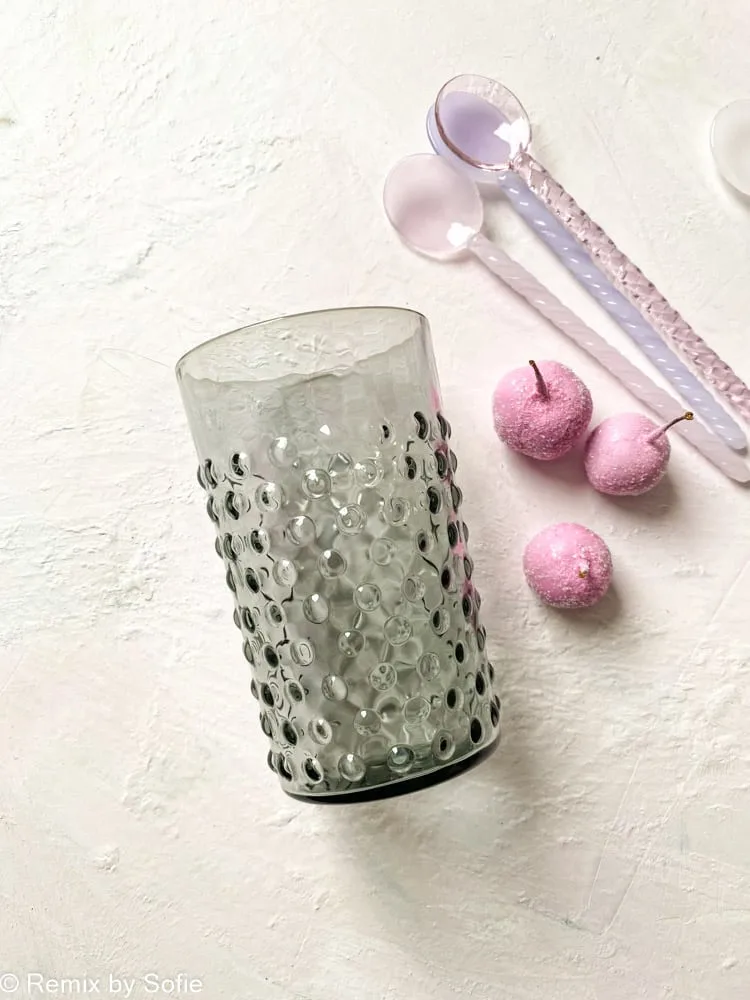 Pindsvine glas - grey smoke