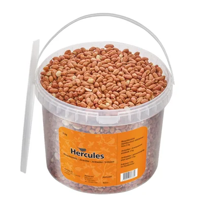 Hercules jordnødder 3 kg. i plastikspand