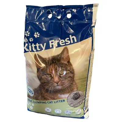 Kattegrus Kitty Fresh klumpende kattegrus, 12 liter