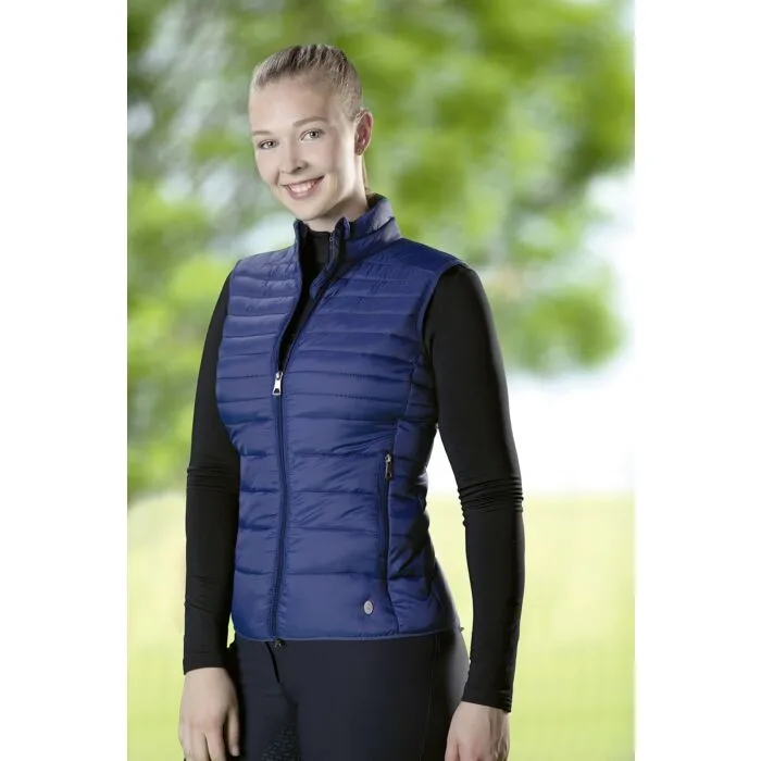 Quiltet vest - Lena - Mørkeblå , XS