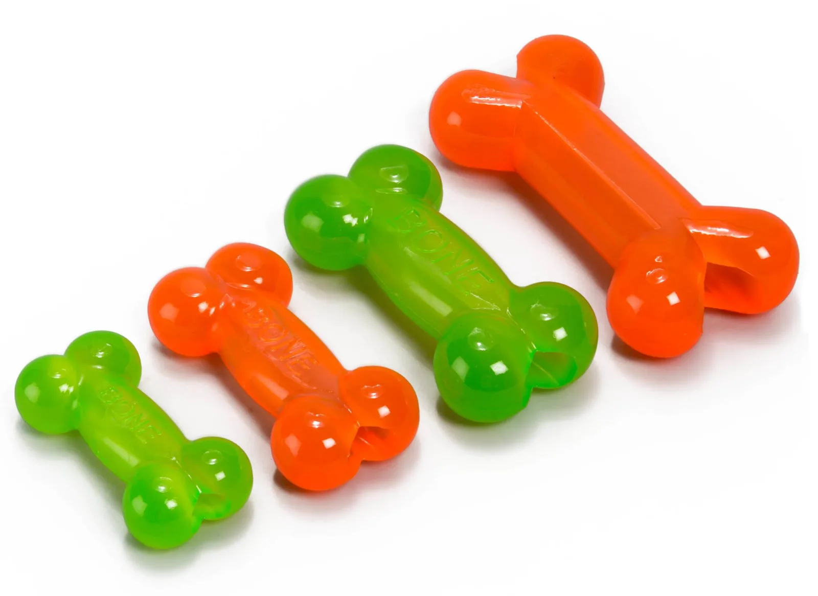 Hundelegetøj - Ben af TPR gummi - 12,5 cm