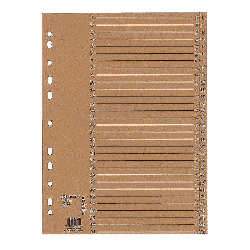1-31 Register i Kraftpapir