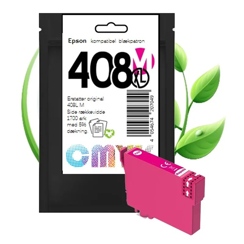 Blæk kompatibel, for Epson 408M CMYK