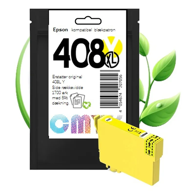 Blæk kompatibel, for Epson 408Y CMYK