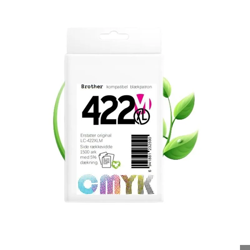 Brother LC422XL M blæk CMYK