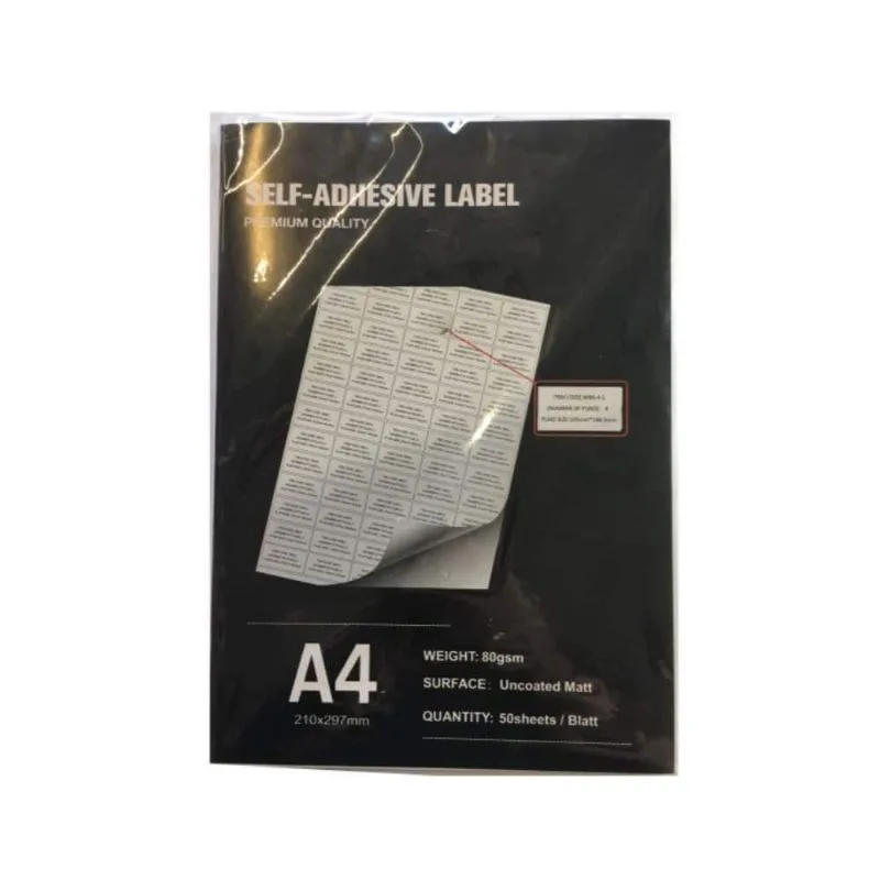 Universal Label A4 105x148,5 4*etiket
