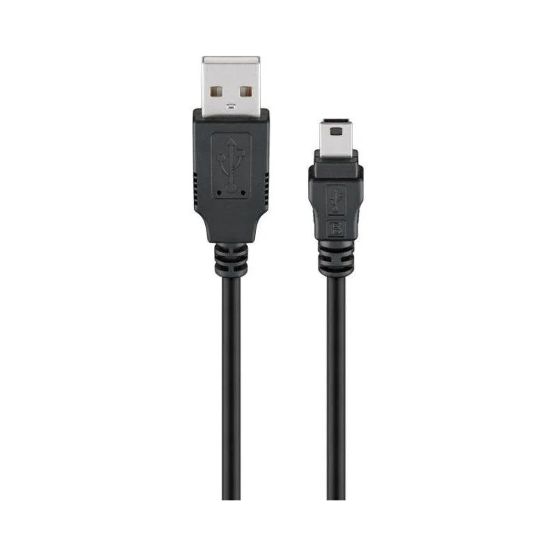 USB 2,0 forbindelses kabel A/B Mini 1.8m