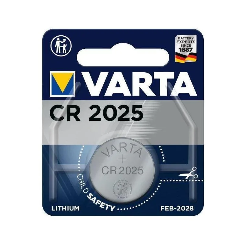 Batteri, Knapcelle CR2025