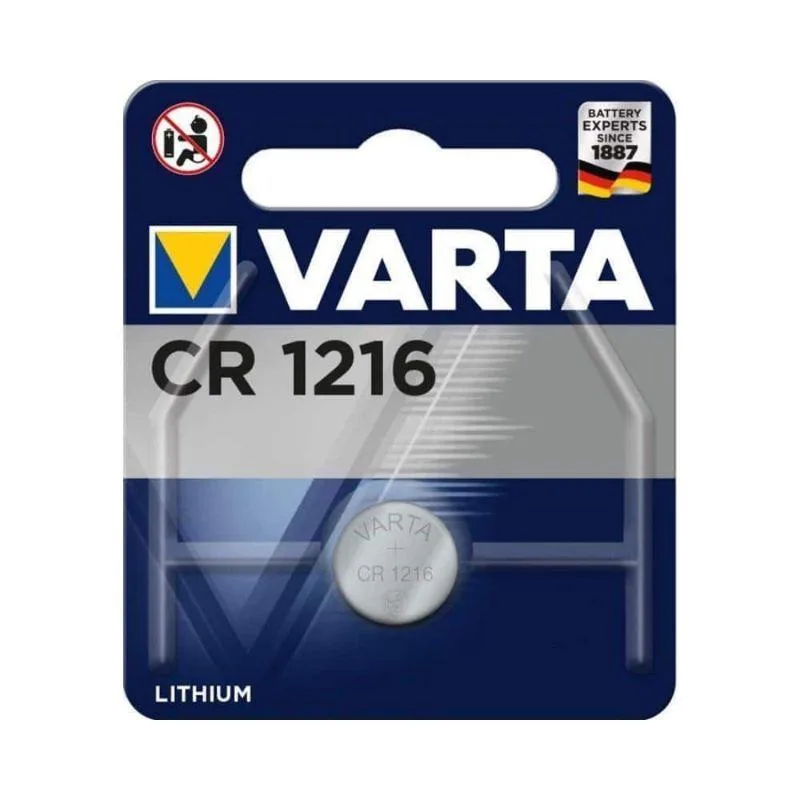 Batteri, Knapcelle Varta CR1216