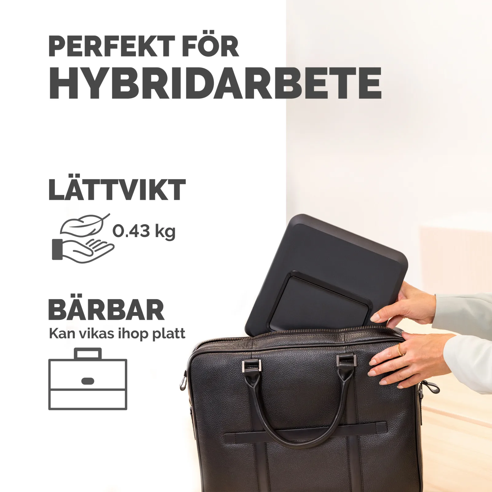 Fellowes Laptop Stand Breyta Sort