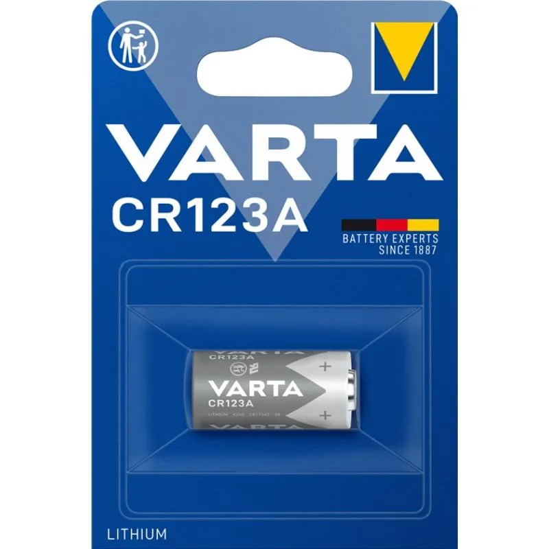 Varta CR123A 6205 Lithium 3V batteri