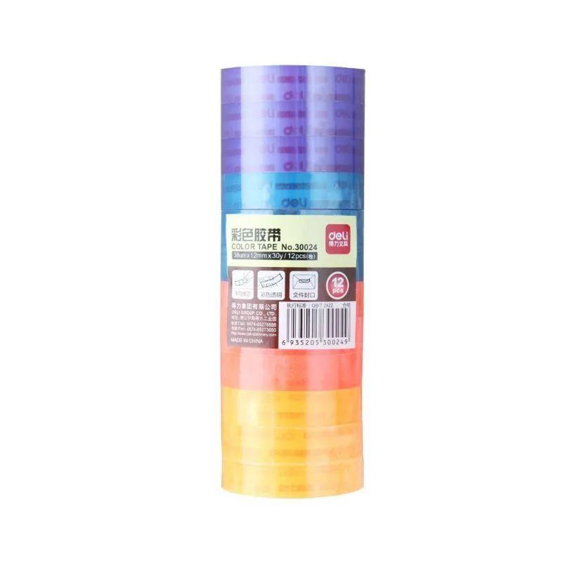 Tape farvet 12mm x 27y til tape disp.