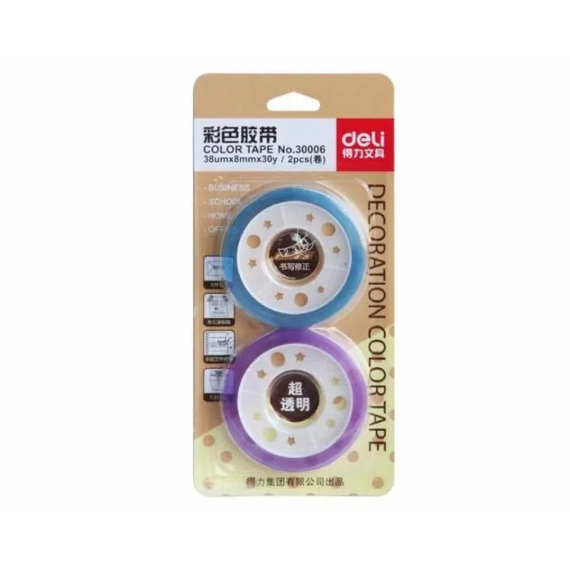 Tape farvet 8mm x 30y til tape disp.