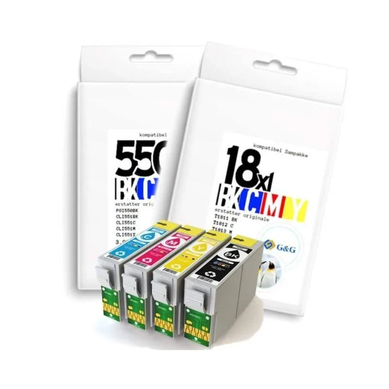 Brother LC900 blæk sampak CMYK