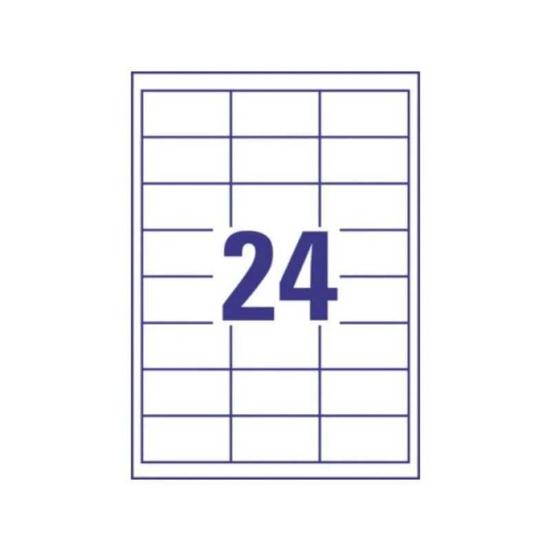 Universal label A4 64,6 x33,8 24*etiket