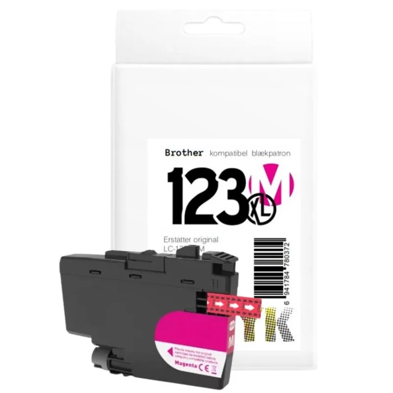 Brother LC123XL M blæk CMYK