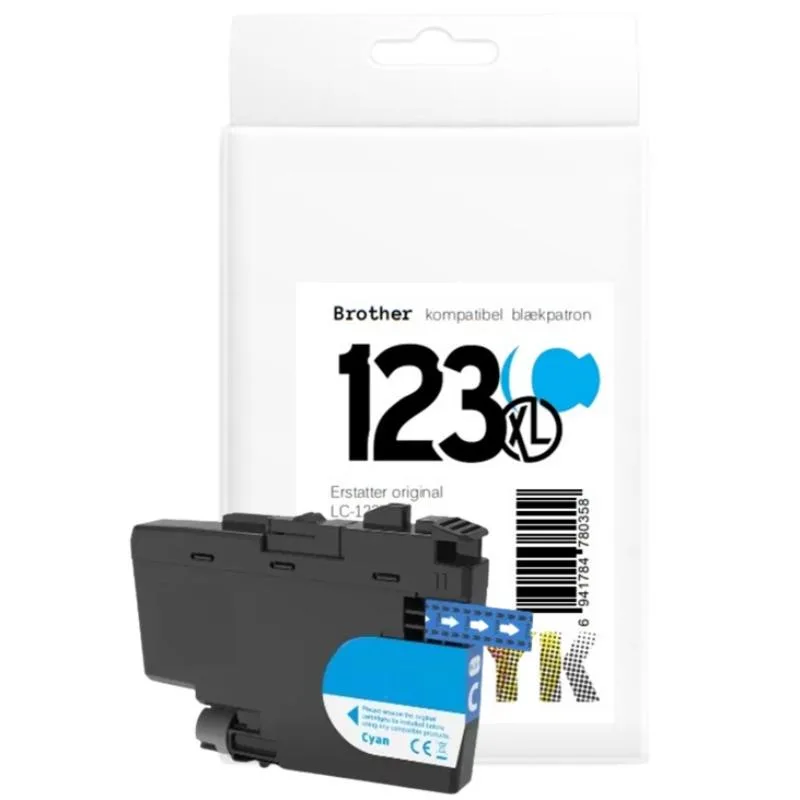 Brother LC123XL C blæk CMYK