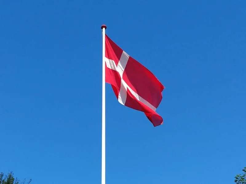 Træflagstang til støtte - 12 meter