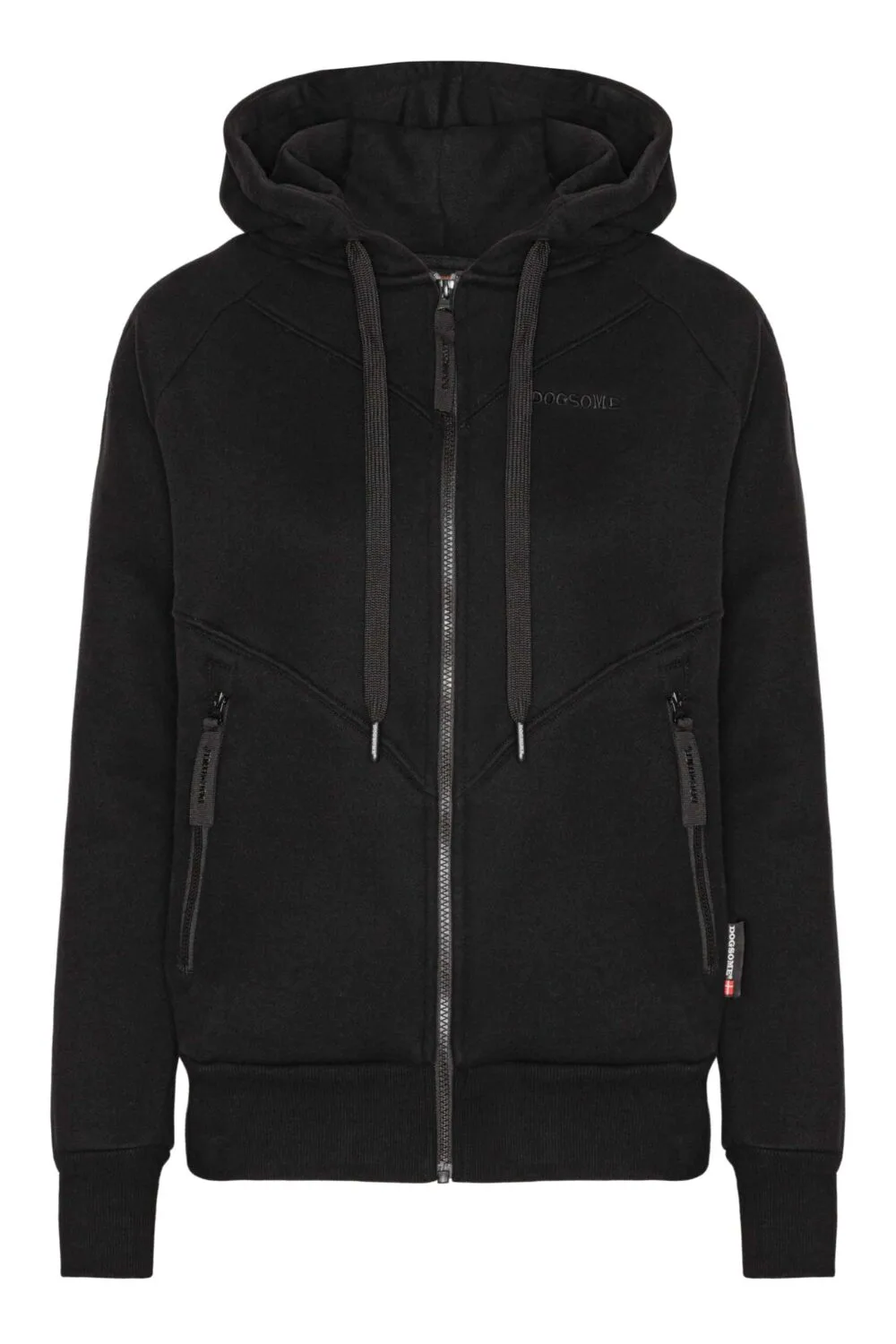 Dame Biathlon Sports Hoodie Sort – XS