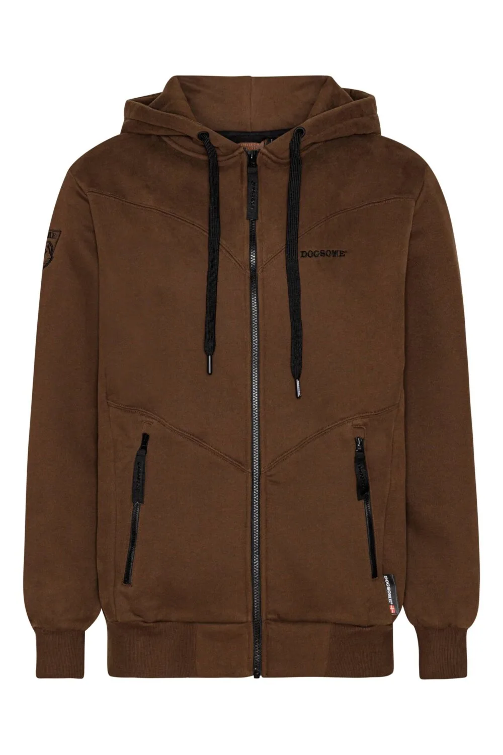 Herre Biathlon Sports Hoodie Ox Brown – S