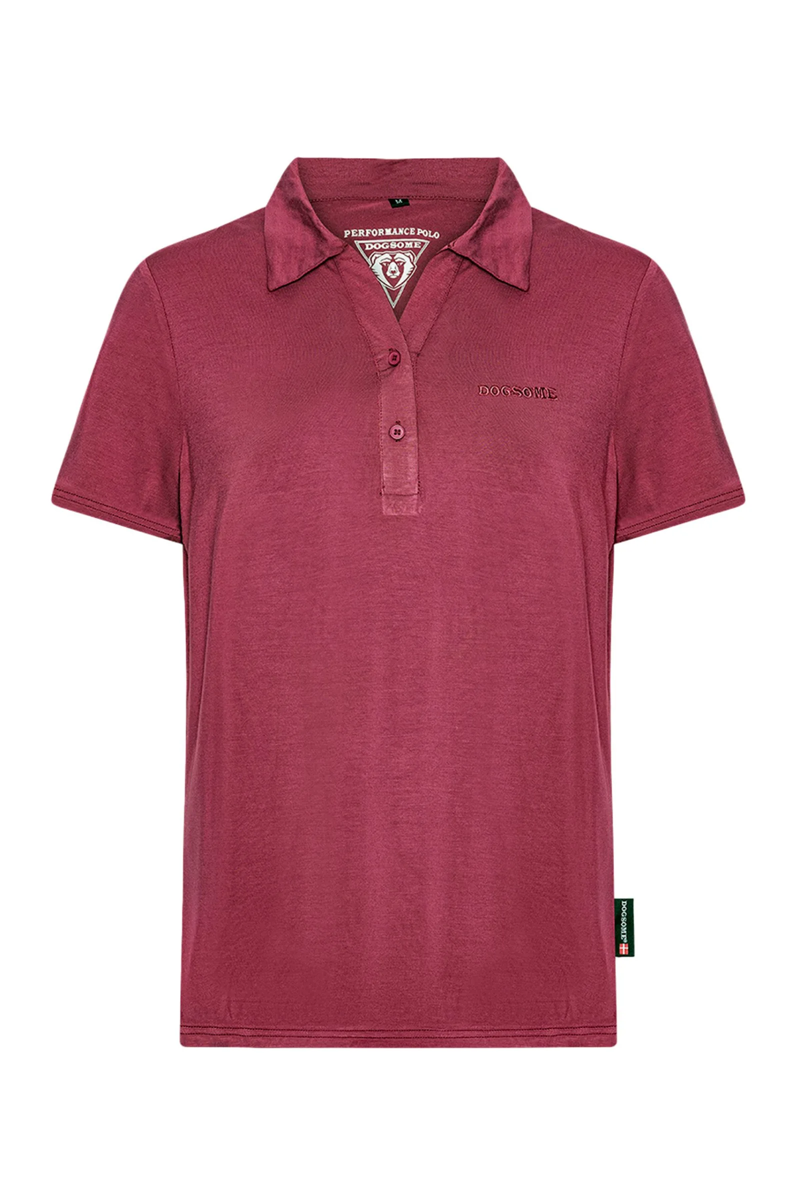 Dame Bamboo Performance Polo Dry Pink – XS