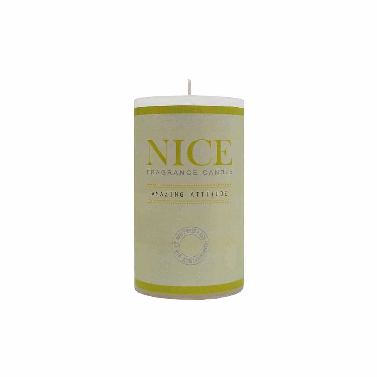 Rustik "NICE" duftlys - Kiwi