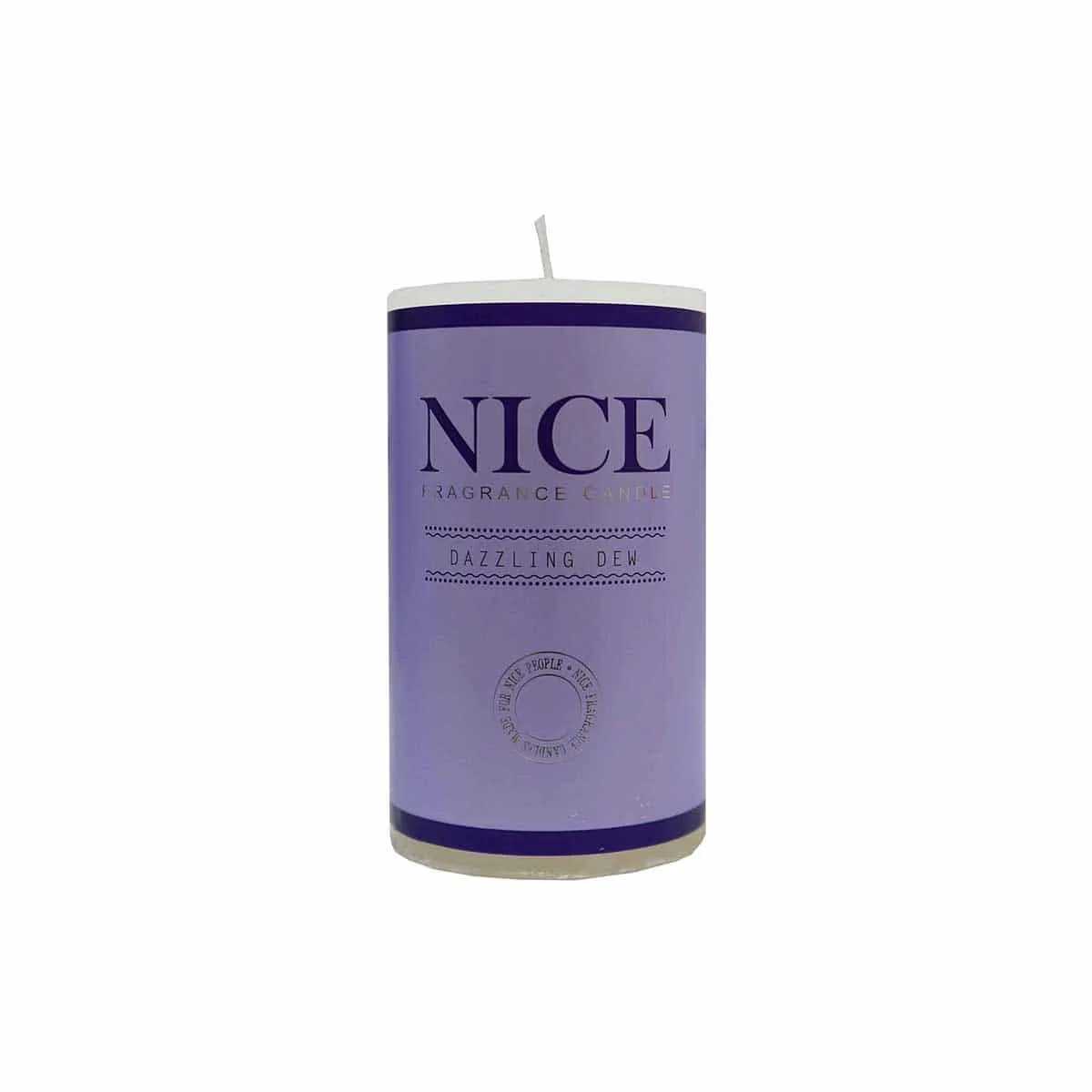 Rustik "NICE" duftlys - Lilla