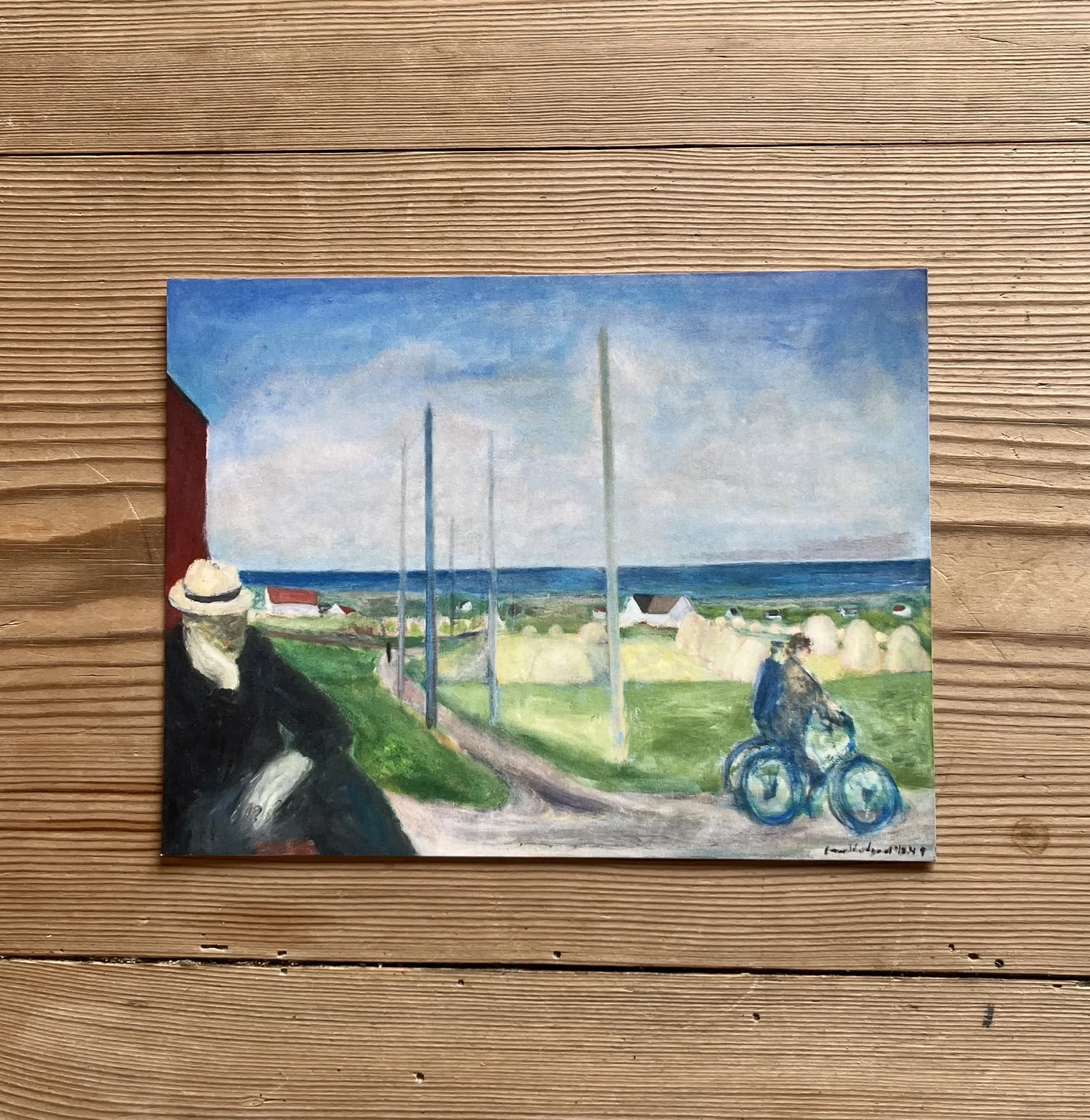Stort kort; Jens Søndergaards 'Landskab med gammel mand'
