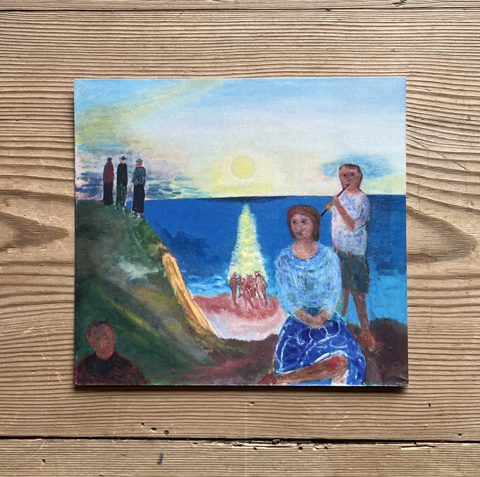 Stort kort; Jens Søndergaards 'Mennesker ved havet'