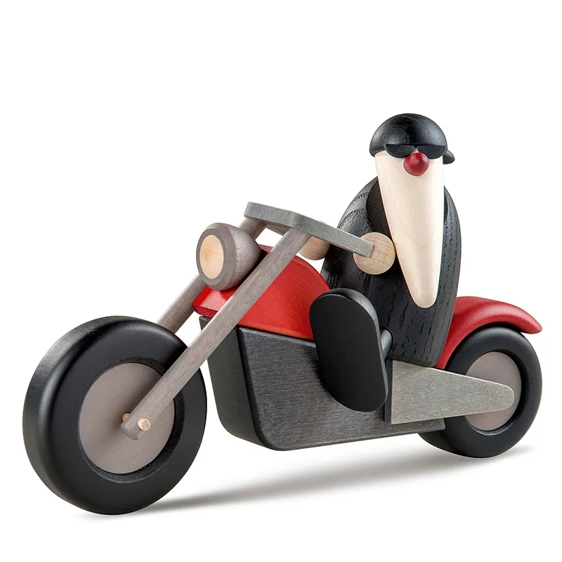 Biker på motorcykel 11 cm