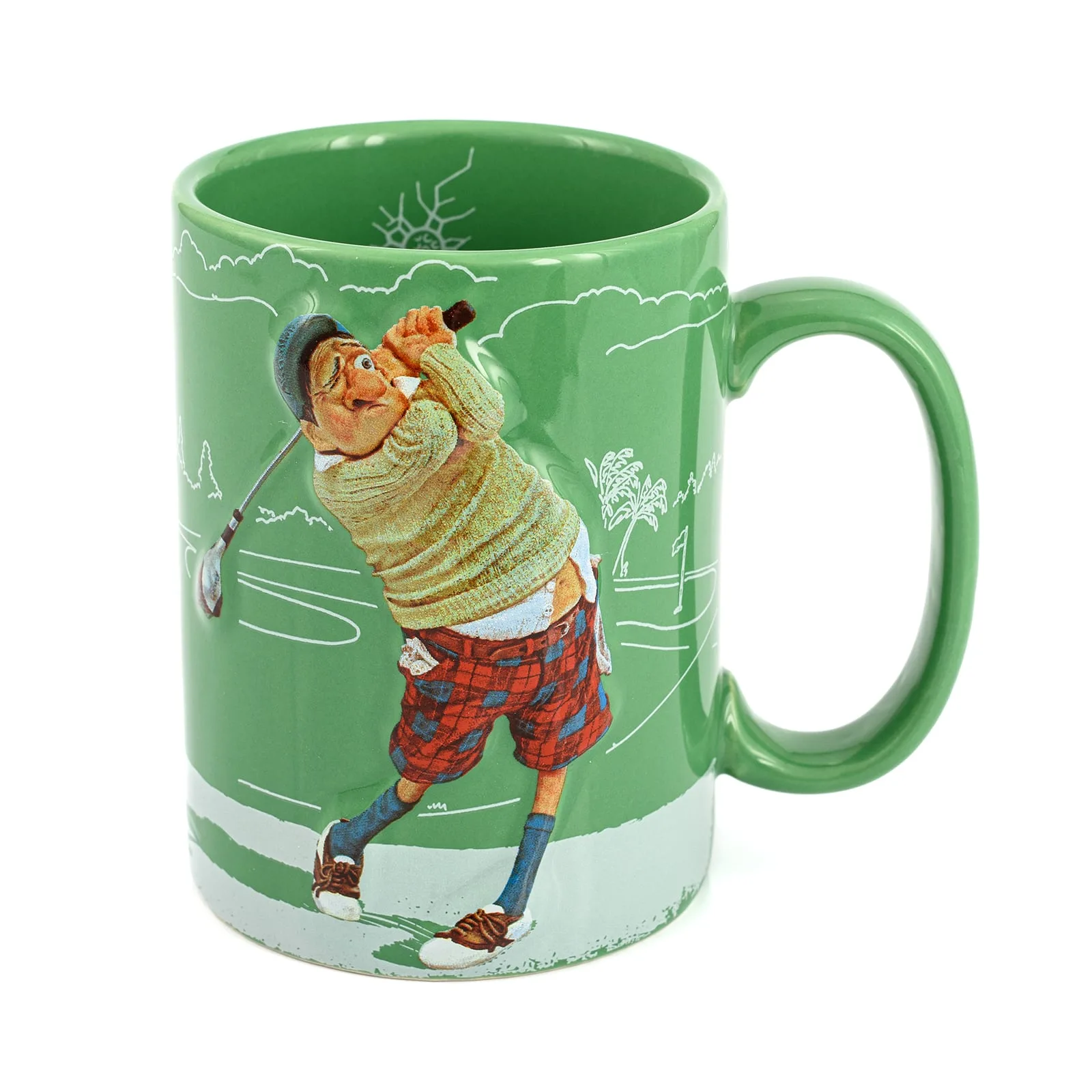 Forchino reliefkrus - Golfspilleren - 12 cm