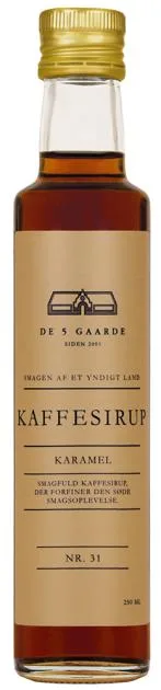 De 5 Gaarde Sirup Karamelsmag 250ml