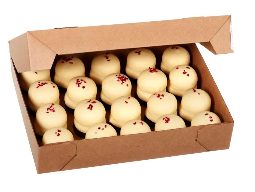 Flødeboller Hindbær 20x37g